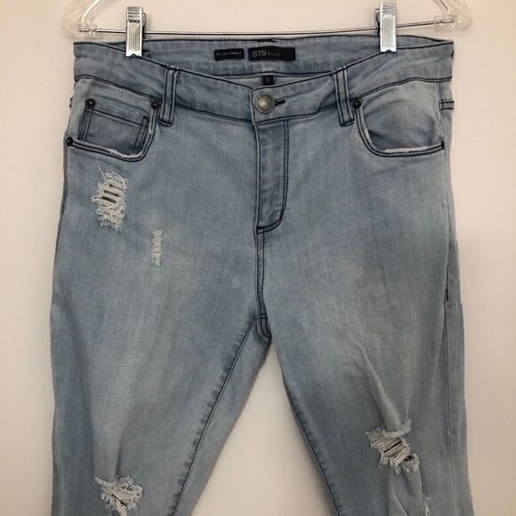 Taylor Tomboy STS Blue Distressed Size 9 Jeans! - Picture 4 of 13